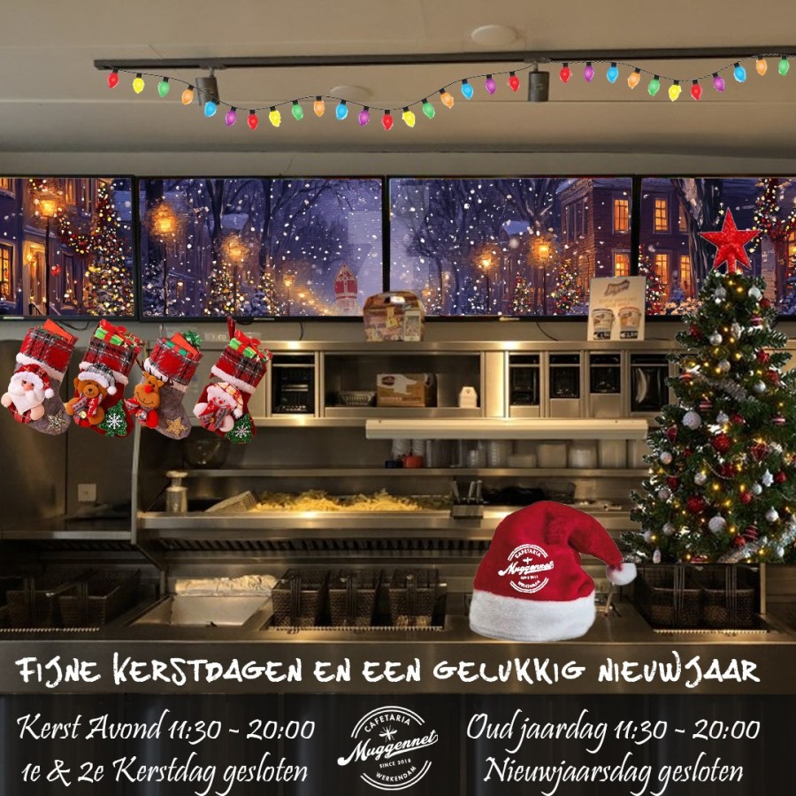 Openingstijden kerst 2025